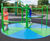 Swirl Inclusive Roundabout - wheelchair accessible playground spinner steel 1
