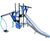 XS Cyclone Range - modular steel playground climbing and play units 4