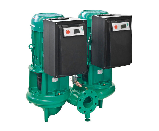 CronoTwin-DL-E in-line glanded double pump