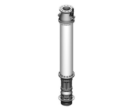 EMU polder pump for vertical installation