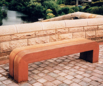 Type 9 seat in hardwood