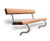 Excel hardwood seat with stainless steel frame 1