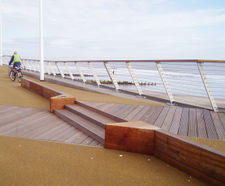 Hardwood timber decking