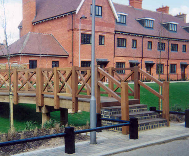 Bespoke hardwood timber bridges