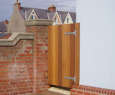 Hardwood timber garden gates