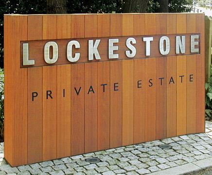 Hardwood timber identity signs