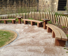 Sustainable furniture by Woodscape for Chinese Garden