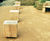 Timber street furniture for redeveloped public space 0