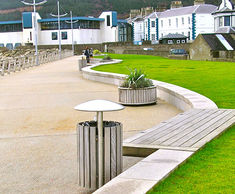 Street furniture for refurbished seafront promenade