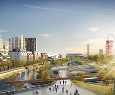 External furniture for Queen Elizabeth Olympic Park