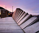 Bespoke harbourside seating and bus shelter, Scarborough - on this page