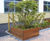 Standard Modular Planter System - hardwood planter for public spaces 1