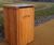 LBSH 112 square lockable hardwood litter bin 4