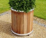 Excel hardwood timber planter