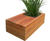 Wheeled hardwood timber planter seat 0