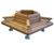 Pentagon timber tree seat 0