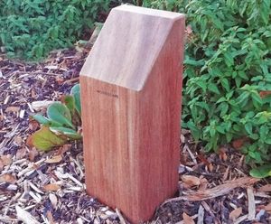 Dragon Tooth hardwood timber bollard