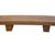 Type 8 curved hardwood timber bench 1