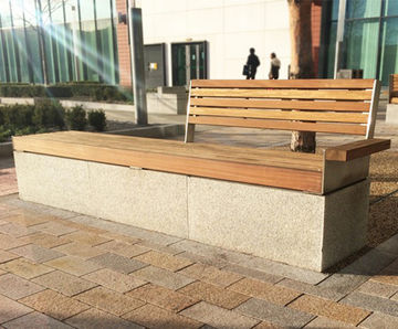 EVO Seat 1 - timber and granite