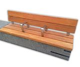 Granite and hardwood timber seat - on this page