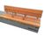 Granite and hardwood timber seat 0