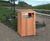 LBS 112 / 220 Square Lockable Litter Bin 2