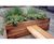 Modular Outdoor Hardwood Planter System with Linking Seats 1