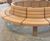 Circular hardwood tree seat 2