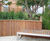 Hardwood retaining wall system 8