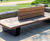 Lancaster hardwood timber double-sided seat 0