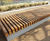 Clifton wall-mounted hardwood seat 1