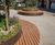 Movable circular hardwood tree seats for public realm 3