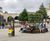 Movable circular hardwood tree seats for public realm 4