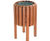 LBV 115 slatted wooden litter bin 2