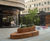 Custom planter seats for public space - St James Market 2