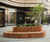 Custom planter seats for public space - St James Market 0