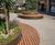 Circular seat design for central plaza - Southgate, Bath 2