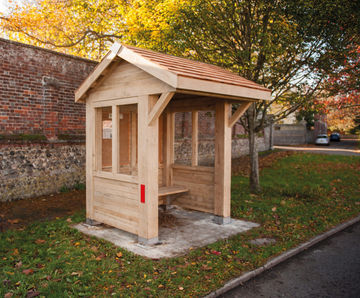 Bespoke Timber Bus Shelter for Walberton Parish Council