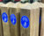 Square profile hardwood bollards 5