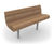 Castle contemporary FSC Naturally Very Durable seat with backrest 0