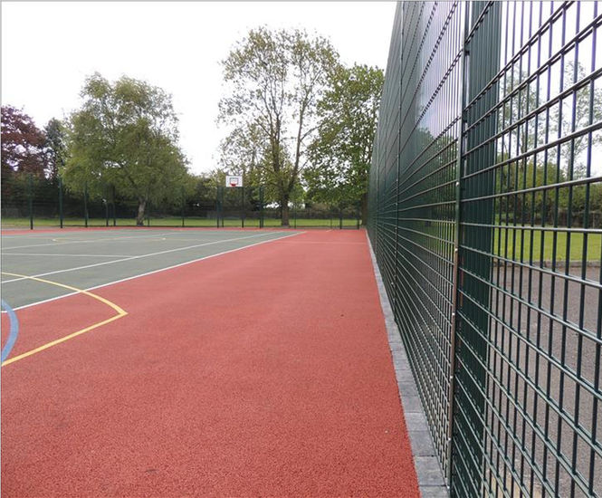 Car park transformed into MUGA for supported children