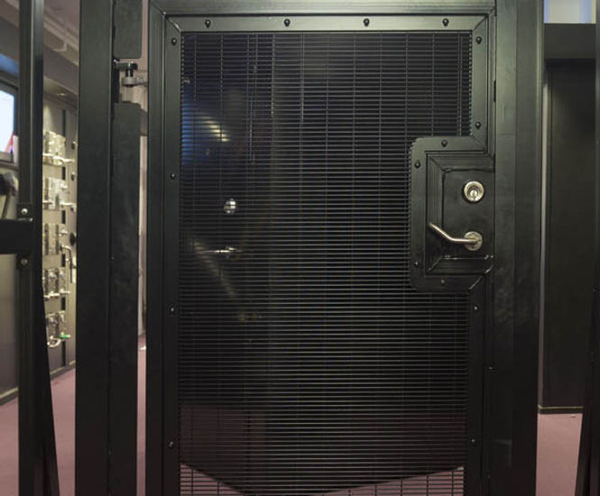 Zaun gate features in Tindall Locks showroom