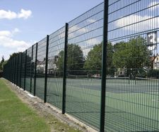 Advantage Tennis Court Fencing - steel mesh fence for sports fields