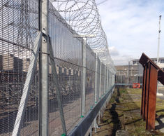 Secure fencing - Europe's largest sewage treatment works