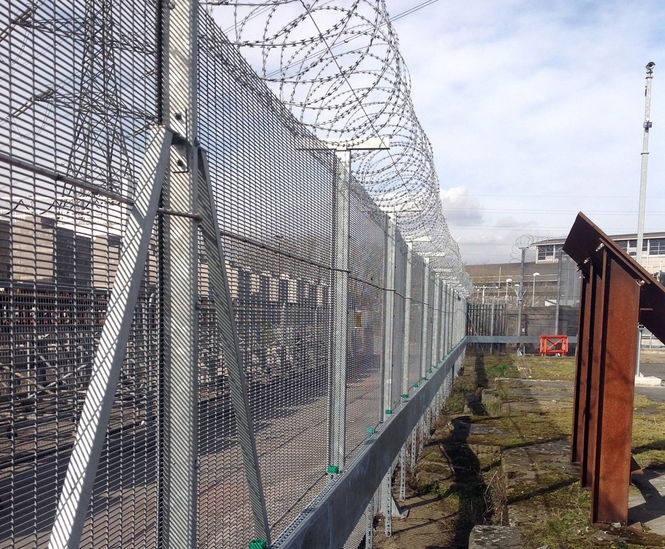 Secure fencing - Europe's largest sewage treatment works