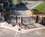 Bi-folding gates and pedestrian access for Thames Water - on this page