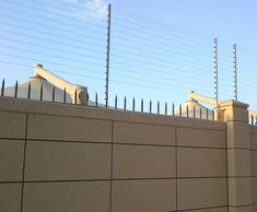 Electric fence secures UAE military base