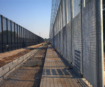 Prison-style fencing secures gas distribution network