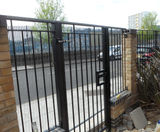 Metal railings and gates for Caspian Wharf development - on this page