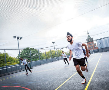 Rooftop MUGA maximises space at West Bromwich UTC